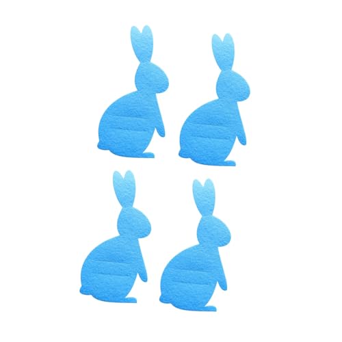 yanwuwa Bestecktaschen für Osterhasen, Stoffutensilien, Kaninchen, Bestecktaschen für Ostern, Feiern, Tischdekoration, 4 Stück yanwuwa Bestecktaschen für Osterhasen, Stoffutensilien, Kaninchen, Bestecktaschen für Ostern, Feiern, Tischdekoration, 4 Stück von yanwuwa