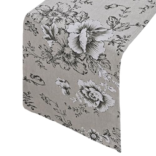 yanwuwa Dekorative Tischdecke mit Blumenmuster, schnell trocknend, maschinenwaschbar, passend für die meisten Tische, Heimdekoration, Esstischabdeckung yanwuwa Dekorative Tischdecke mit Blumenmuster, schnell trocknend, maschinenwaschbar, passend für die meisten Tische, Heimdekoration, Esstischabdeckung von yanwuwa