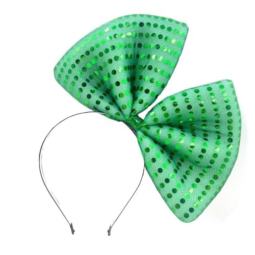 yanwuwa Grüne Pailletten-Schleife Kobold-Kopfbedeckung für Patrick's Day, Geschenke, Party, Kopfschmuck, Stirnband, Urlaub yanwuwa Grüne Pailletten-Schleife Kobold-Kopfbedeckung für Patrick's Day, Geschenke, Party, Kopfschmuck, Stirnband, Urlaub von yanwuwa