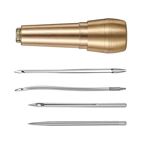 yanwuwa Multifunktionales Leder-Nähahlenwerkzeug-Set, Leder-Nähnadelahle mit Metallgriff, Schuhreparatur-Werkzeug-Set yanwuwa Multifunktionales Leder-Nähahlenwerkzeug-Set, Leder-Nähnadelahle mit Metallgriff, Schuhreparatur-Werkzeug-Set von yanwuwa