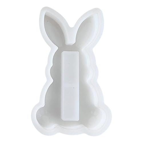 yanwuwa Silikonformen für 3D-Kaninchen-Figuren, Tierstatue, Silikonformen für Epoxidharz, Geldhalter von yanwuwa