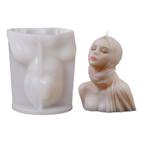 yanwuwa Silikonformen für Mädchen, Portrait, handgefertigt, Ornament, Epoxidharz, Gips, Formen für die Herstellung von yanwuwa