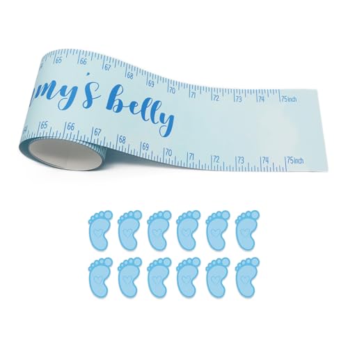 yanwuwa Wie groß ist der Bauch? inklusive 1 Bauchmaßband und 12 lustigen Baby-Shower-Spiel-Bauchspiel yanwuwa Wie groß ist der Bauch? inklusive 1 Bauchmaßband und 12 lustigen Baby-Shower-Spiel-Bauchspiel von yanwuwa