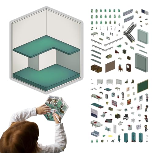 yanzisura 3D Aufkleber Szenen Für Erwachsene - Karikatur-Aufkleber Für Miniaturen | Themenbezogenes Bastelzubehör für Journaling, Scrapbooking & Stressabbau yanzisura 3D Aufkleber Szenen Für Erwachsene - Karikatur-Aufkleber Für Miniaturen | Themenbezogenes Bastelzubehör für Journaling, Scrapbooking & Stressabbau von yanzisura