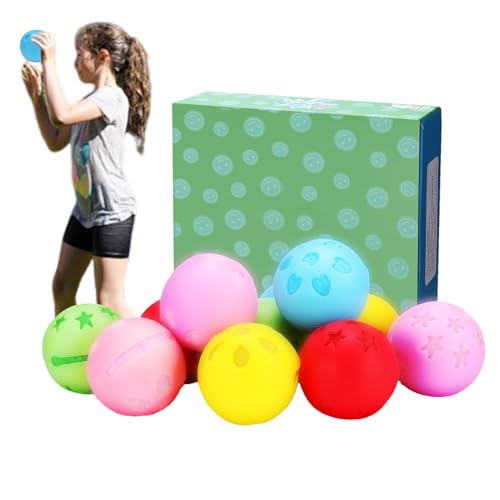 yanzisura Wiederverwendbare Wasserballons, schnell befüllende Luftballons, Strandspielzeug, Set mit 6 Silikonkugeln für Hinterhof, , Spielen im Freien, Schwimmbad von yanzisura
