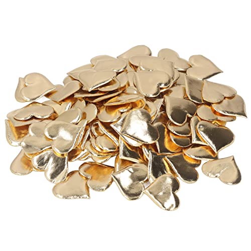 400 Stück schöne Herzform Konfetti, Glitzer herzförmige Tischkonfetti für Valentinstag, Hochzeit, Geburtstag, Jahrestag, Dekoration(Golden) von yaogohua