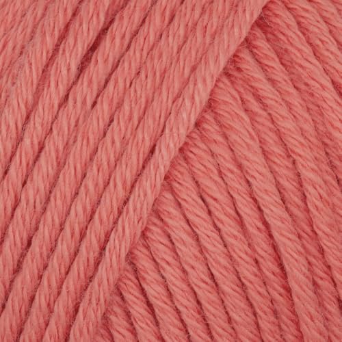 Babysoft Baumwollgarn, Garn E-verse, 100 % Bio-Baumwolle, weich und hypoallergen, ideal für Baby-Stricken, Häkeln, Amigurumi- und DIY-Projekte, Bio-Textil-zertifiziert, 50 g (3, 119 Dusty Rose) von yarn e-verse