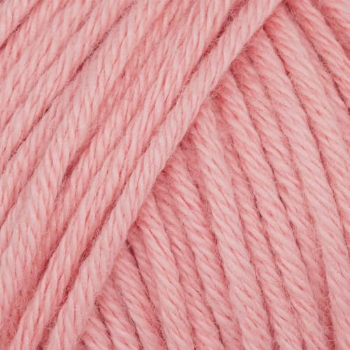 Babysoft Baumwollgarn, Garn E-verse, 100 % Bio-Baumwolle, weich und hypoallergen, ideal für Baby-Stricken, Häkeln, Amigurumi & DIY-Projekte, Bio-Textil-zertifiziert, 50 g (3, 125 Pastellrosa) von yarn e-verse