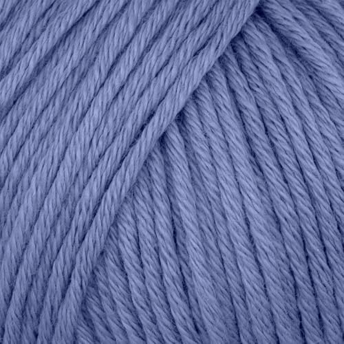 Babysoft Baumwollgarn, Garn E-verse, 100 % Bio-Baumwolle, weich und hypoallergen, ideal für Baby-Stricken, Häkeln, Amigurumi- und DIY-Projekte, Bio-Textil-zertifiziert, 50 g (3, 128 Cool Lavender) von yarn e-verse