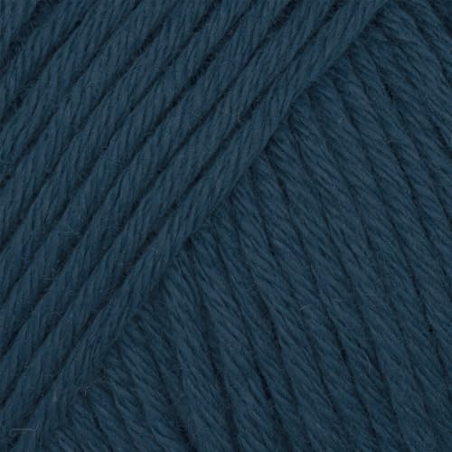 Babysoft Baumwollgarn, Garn E-verse, 100 % Bio-Baumwolle, weich und hypoallergen, ideal für Baby-Stricken, Häkeln, Amigurumi & DIY-Projekte, Bio-Textil-zertifiziert, 50 g (3, 137 Marineblau) von yarn e-verse