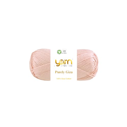Purely Giza Garn E-Verse 100 % Gizeh ägyptische Baumwolle, mattes Finish, 50 g/125 m Knäuel – weiches Garn zum Stricken und Häkeln, merzerisiert, nicht spalten, ideal für Baby- und Sommerprojekte (5 Purely Giza Garn E-Verse 100 % Gizeh ägyptische Baumwolle, mattes Finish, 50 g/125 m Knäuel – weiches Garn zum Stricken und Häkeln, merzerisiert, nicht spalten, ideal für Baby- und Sommerprojekte (5 von yarn e-verse