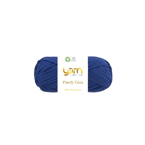 Purely Giza Garn E-Verse 100 % Gizeh ägyptische Baumwolle, mattes Finish, 50 g/125 m Knäuel – weiches Garn zum Stricken und Häkeln, merzerisiert, nicht spalten, ideal für Baby- und Sommerprojekte (5 Purely Giza Garn E-Verse 100 % Gizeh ägyptische Baumwolle, mattes Finish, 50 g/125 m Knäuel – weiches Garn zum Stricken und Häkeln, merzerisiert, nicht spalten, ideal für Baby- und Sommerprojekte (5 von yarn e-verse