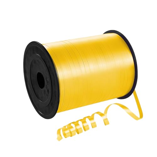 Geschenkband Gelb 5mm Breit,450M Kräuselband Geschenkbänder,Ringelband, Ballonschnur für DIY-Dekoration,Dekoband für Hochzeit Weihnachten Neujahr Geburtstag Geschenkverpackung Ballonverschlüsse Geschenkband Gelb 5mm Breit,450M Kräuselband Geschenkbänder,Ringelband, Ballonschnur für DIY-Dekoration,Dekoband für Hochzeit Weihnachten Neujahr Geburtstag Geschenkverpackung Ballonverschlüsse von yayafunfun