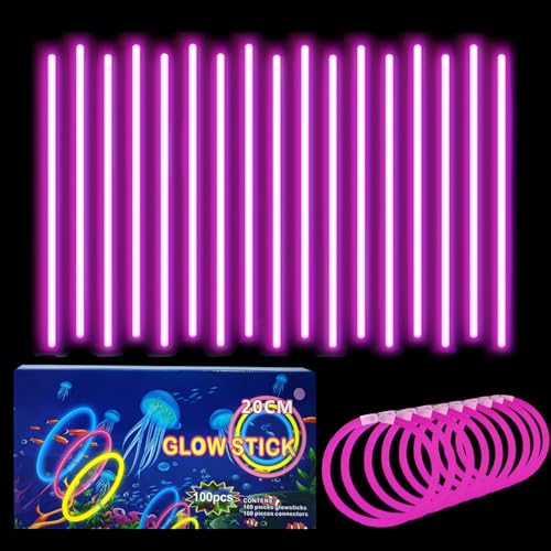 Knicklichter Kinder Party Set Rosa,100 Stück Leuchtstäbe Kinder+100 Verbinder,Schwarzlicht Deko Brillen&Armreifen Für Halloween,Weihnachten, Geburtstage,Hochzeit,Neon Leuchtstäbe Party Accessoires Set Knicklichter Kinder Party Set Rosa,100 Stück Leuchtstäbe Kinder+100 Verbinder,Schwarzlicht Deko Brillen&Armreifen Für Halloween,Weihnachten, Geburtstage,Hochzeit,Neon Leuchtstäbe Party Accessoires Set von yayafunfun