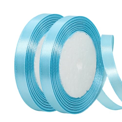 Satinband Hellblau 10mm Breit Geschenkband Satin,44m Satinbänder Hellblau Dick Schleifenband Dekoband Seidenband Geschenkverpackung Stoffband Geschenkbänder für Dekorieren Himmelblaues Band, 1 cm Satinband Hellblau 10mm Breit Geschenkband Satin,44m Satinbänder Hellblau Dick Schleifenband Dekoband Seidenband Geschenkverpackung Stoffband Geschenkbänder für Dekorieren Himmelblaues Band, 1 cm von yayafunfun