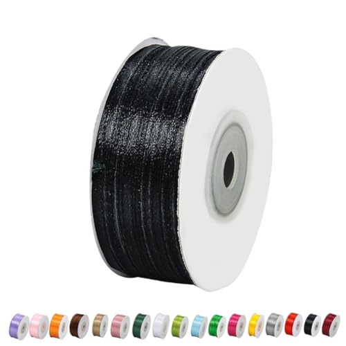 Satinband Schwarz 3mm Breit Geschenkband Satin,91m Satinbänder Schwarz Dick Schleifenband Dekoband Seidenband Geschenkverpackung Stoffband Geschenkbänder für Dekorieren Basteln Kleid Hochzeit Satinband Schwarz 3mm Breit Geschenkband Satin,91m Satinbänder Schwarz Dick Schleifenband Dekoband Seidenband Geschenkverpackung Stoffband Geschenkbänder für Dekorieren Basteln Kleid Hochzeit von yayafunfun