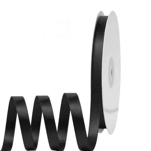 Satinband Schwarz 6mm Breit Geschenkband Satin,91m Satinbänder Schwarz Dick Schleifenband Dekoband Seidenband Geschenkverpackung Stoffband Geschenkbänder für Dekorieren Basteln Kleid Hochzeit Satinband Schwarz 6mm Breit Geschenkband Satin,91m Satinbänder Schwarz Dick Schleifenband Dekoband Seidenband Geschenkverpackung Stoffband Geschenkbänder für Dekorieren Basteln Kleid Hochzeit von yayafunfun