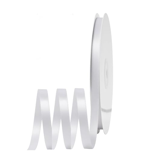 Satinband Weiß 6mm Breit Geschenkband Satin,91m Satinbänder Weiß Dick Schleifenband Dekoband Seidenband Geschenkverpackung Stoffband Geschenkbänder für Dekorieren Basteln Kleid Hochzeit Geburtstag Satinband Weiß 6mm Breit Geschenkband Satin,91m Satinbänder Weiß Dick Schleifenband Dekoband Seidenband Geschenkverpackung Stoffband Geschenkbänder für Dekorieren Basteln Kleid Hochzeit Geburtstag von yayafunfun
