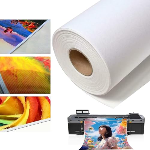 Leinwand auf Rolle 91cm x 30m aus 100% Polyester 260gr/m², malfertig vorgrundiert, Maltuch,Inkjet Canvas,Leinwandrolle, für Acrylmalerei, Ölgemälde, Tintenstrahldruck Leinwand auf Rolle 91cm x 30m aus 100% Polyester 260gr/m², malfertig vorgrundiert, Maltuch,Inkjet Canvas,Leinwandrolle, für Acrylmalerei, Ölgemälde, Tintenstrahldruck von ybaymy