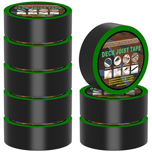 ybaymy Butylband Dichtungsbänder 50mm x 15.2m, 8 Rollen Wasserdichtes Butyl Klebeband Deckbalkenband, Selbstklebend Dach Reparaturband für Holzdecks, Balken, Dächer und den Außeneinsatz ybaymy Butylband Dichtungsbänder 50mm x 15.2m, 8 Rollen Wasserdichtes Butyl Klebeband Deckbalkenband, Selbstklebend Dach Reparaturband für Holzdecks, Balken, Dächer und den Außeneinsatz von ybaymy