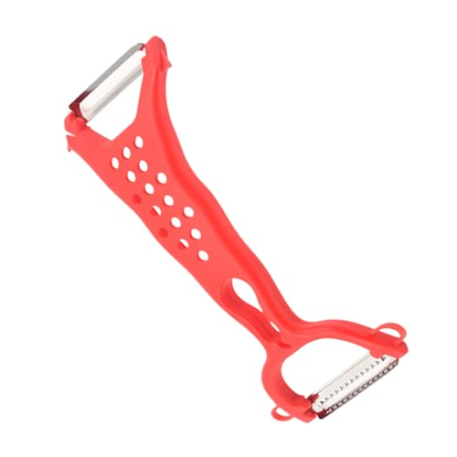 Doppelköpfige Küche Peeler-Non-Slip Food Griting Tool | Leichter ergonomischer Griff zum einfachen Schälen von Obst, Kartoffeln und Gemüse zu Hause mit langlebigen Klingen für glattes Schneiden und von ycezw