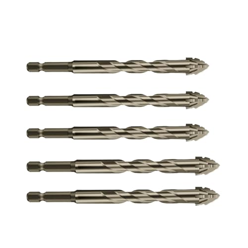 Exzenterbohrer, hart, Exzenterbohrer-Set, mit abgeschrägter Spitze, hohe Härte, geringer Wellenschliff, hohe Härte, für Ziegelholz von ycezw