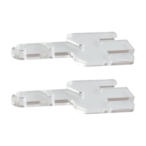 Fadenspanner-Adapter, 2 Stück Trime Spannung Tiles | abnehmbare Führungsschienen für King und Express Strickmaschinen | Design mit Schutzfolie für die Zufuhr von glatten Garnen, die C Fadenspanner-Adapter, 2 Stück Trime Spannung Tiles | abnehmbare Führungsschienen für King und Express Strickmaschinen | Design mit Schutzfolie für die Zufuhr von glatten Garnen, die C von ycezw