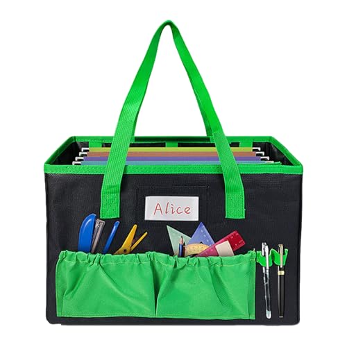 Handicraft Pocket Organizer-Handicraft Storage Bag, Waterproof Nylon Handicraft Bag | Multifunktionale Scrapbook Bag Handicraft mit einem transparenten Etikett Fensterstifte, Marker, Heftklammern von ycezw