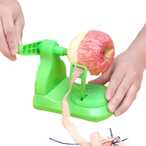 Handkurbel Apfelschäler - Obst- und Gemüseschäler, manuelle Schäler Küche | Edelstahl-Apfelschäler, multifunktionaler Handkurbelschäler für Kartoffeln, Birnen, Äpfel von ycezw