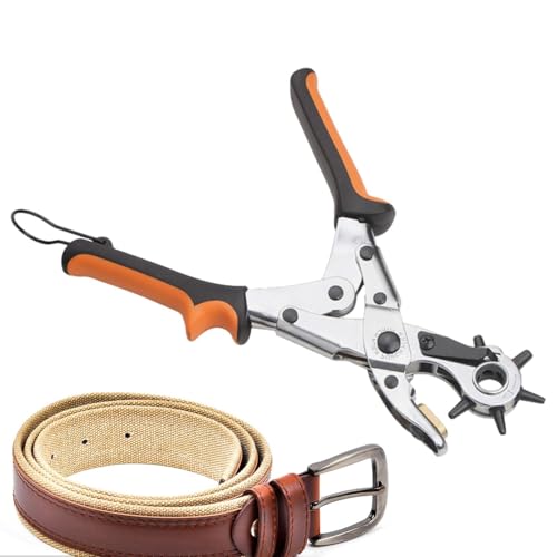 Ledergürtellocher Locher Locher Leder Locher Set Multifunktionaler Gürtel Locher Set mit Vista S Druck Werkzeug für Lederlocher für Gürtel Gürtel Orolo Bänder von ycezw