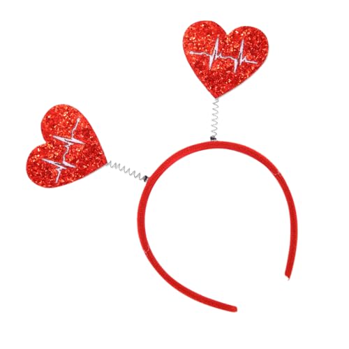 Love Heart Headband - Sparkling Valentine's Day Hairband, Festive Hair Accessory | Holiday Party Prop for Women Girls Themed Gatherings, Date Night Outfit, Cute Decorative Hairpiece for Dress-Up, We Love Heart Headband - Sparkling Valentine's Day Hairband, Festive Hair Accessory | Holiday Party Prop for Women Girls Themed Gatherings, Date Night Outfit, Cute Decorative Hairpiece for Dress-Up, We von ycezw