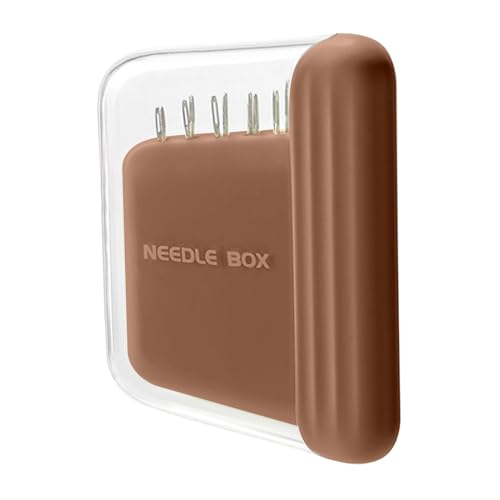 Nadelaufbewahrungsbox | Magnetischer Stifthalter | Robuster Sticknadelorganizer mit sicherem Magnetverschluss | Kompakte Aufbewahrung für Reisen von ycezw