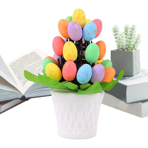 Ostern Zentrum für Tischdekorationen | Charmanter Urlaub Zierbaum | Dekorativer Baum mit bunten Eiern und Pastellblumen | Elegante Tabelle Akzent für Familienfeiern und Ostern Brunch Einstellungen Ostern Zentrum für Tischdekorationen | Charmanter Urlaub Zierbaum | Dekorativer Baum mit bunten Eiern und Pastellblumen | Elegante Tabelle Akzent für Familienfeiern und Ostern Brunch Einstellungen von ycezw