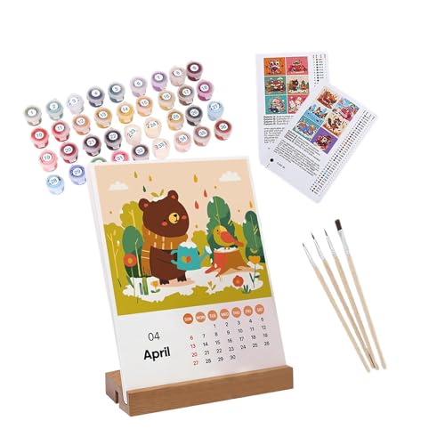 Planer Kalender 2025, Tischkalender 2025 | Tischkalender, Organisations- und Planungskalender, Monatskalender 2025 mit Pinsel und Acrylfarbe, Planer Kalender 2025, Tischkalender 2025 | Tischkalender, Organisations- und Planungskalender, Monatskalender 2025 mit Pinsel und Acrylfarbe, von ycezw