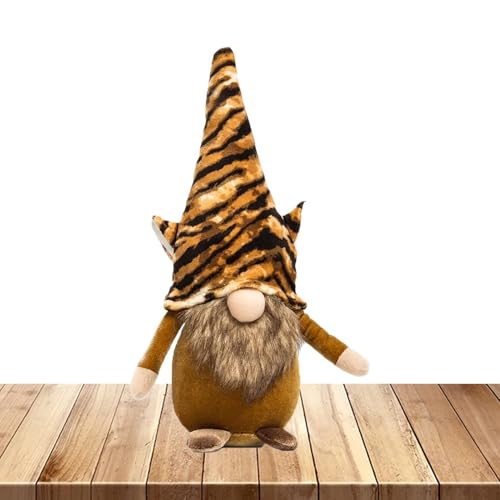 Plüsch-Zwerge - gesichtslose Zwerge Deko, Zwergfiguren für Zuhause, Küche, Bauernhof | Dekoration mit Leopardenmuster und Tiger für Kaminsims, Coci-Tisch Plüsch-Zwerge - gesichtslose Zwerge Deko, Zwergfiguren für Zuhause, Küche, Bauernhof | Dekoration mit Leopardenmuster und Tiger für Kaminsims, Coci-Tisch von ycezw