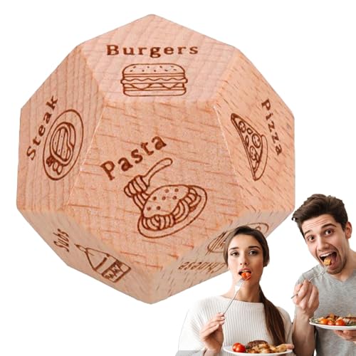 Romantische Dinnerwürfel – lustiges Jubiläums-Dinner-Würfelspiel, Lebensmittelentscheidungswürfel für Paare, romantische Verabredungen und Nacht, lustige Dinnerwürfel für Paare, Geschenk zum Jahrestag Romantische Dinnerwürfel – lustiges Jubiläums-Dinner-Würfelspiel, Lebensmittelentscheidungswürfel für Paare, romantische Verabredungen und Nacht, lustige Dinnerwürfel für Paare, Geschenk zum Jahrestag von ycezw