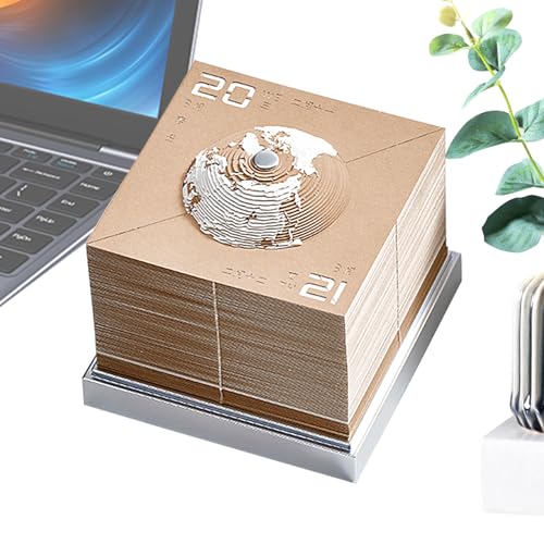 Schreibtischkalender für Papierskulpturen – 3D-Modell, eleganter Datumsschutz | Künstlerischer Memo Kalender mit monatlichen Layout-Seiten zur Dekoration Schreibtischkalender für Papierskulpturen – 3D-Modell, eleganter Datumsschutz | Künstlerischer Memo Kalender mit monatlichen Layout-Seiten zur Dekoration von ycezw