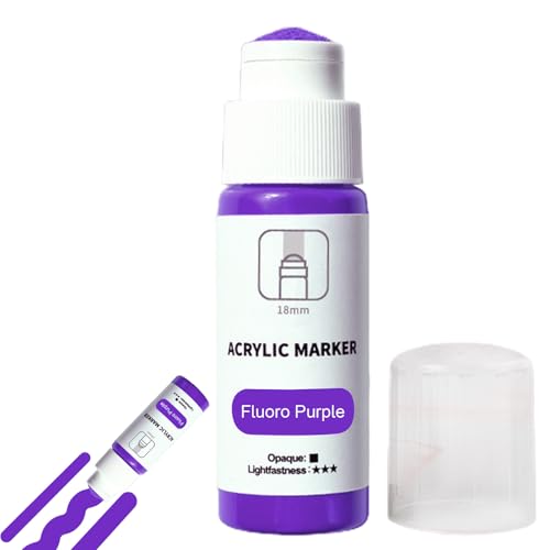 Street Art Marker – Acrylstift, permanentes Graffiti | Tintenzufuhr mit 60 ml Feder 18 mm breit, Fadeproof Farbmarker wasserfest für die Außenwandmarkierung Street Art Marker – Acrylstift, permanentes Graffiti | Tintenzufuhr mit 60 ml Feder 18 mm breit, Fadeproof Farbmarker wasserfest für die Außenwandmarkierung von ycezw