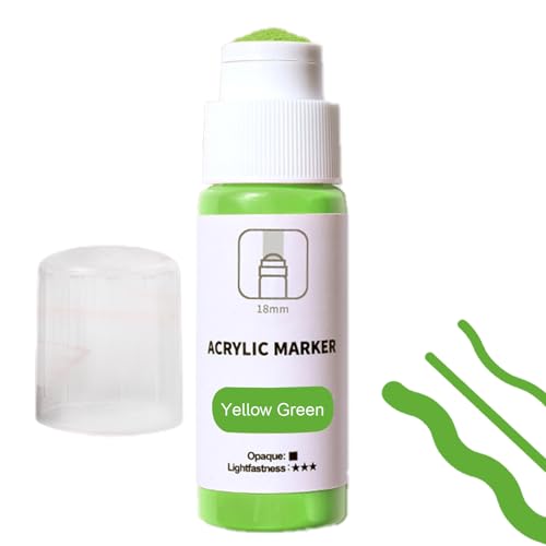 Street Art Marker – Acrylstift, permanentes Graffiti | Tintenzufuhr mit 60 ml Feder 18 mm breit, Fadeproof Farbmarker wasserfest für die Außenwandmarkierung Street Art Marker – Acrylstift, permanentes Graffiti | Tintenzufuhr mit 60 ml Feder 18 mm breit, Fadeproof Farbmarker wasserfest für die Außenwandmarkierung von ycezw