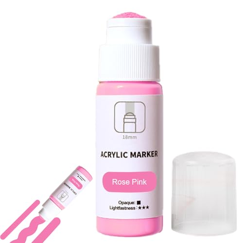 Street Art Marker – Acrylstift, permanentes Graffiti | Tintenzufuhr mit 60 ml Feder 18 mm breit, Fadeproof Farbmarker wasserfest für die Außenwandmarkierung Street Art Marker – Acrylstift, permanentes Graffiti | Tintenzufuhr mit 60 ml Feder 18 mm breit, Fadeproof Farbmarker wasserfest für die Außenwandmarkierung von ycezw