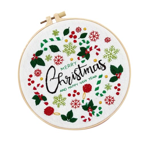 Weihnachts-Stickerei-Kits, Winterlandschaft, Weihnachts-Stickset für Erwachsene | Weihnachts-Baum-Hütten-Stickerei-Kit, Bastelset für Projekte Weihnachts-Stickerei-Kits, Winterlandschaft, Weihnachts-Stickset für Erwachsene | Weihnachts-Baum-Hütten-Stickerei-Kit, Bastelset für Projekte von ycezw