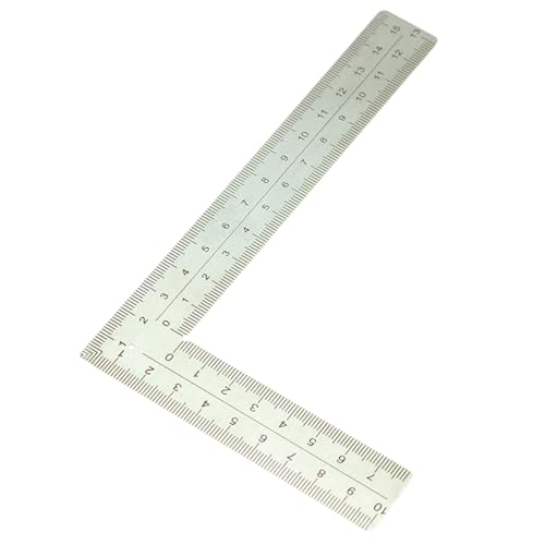 Winkel Quadrat Lineal – Edelstahl L-Form, Hochpräzises Messgerät | Doppelseitige Layout Führung Mit 90 Grad Genauigkeit, Dachdecker Werkzeug Für Konstruktion Winkel Quadrat Lineal – Edelstahl L-Form, Hochpräzises Messgerät | Doppelseitige Layout Führung Mit 90 Grad Genauigkeit, Dachdecker Werkzeug Für Konstruktion von ycezw