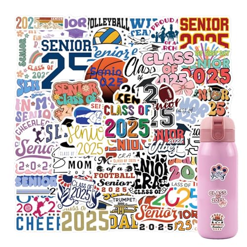 ycezw Abschlussaufkleber 2025, Graduierungsaufkleber Klasse 2025-55X Designs Aufkleber für Abschlussalbum 2025, Aufkleber für ältere Menschen, dekorativer Aufkleber für ycezw Abschlussaufkleber 2025, Graduierungsaufkleber Klasse 2025-55X Designs Aufkleber für Abschlussalbum 2025, Aufkleber für ältere Menschen, dekorativer Aufkleber für von ycezw
