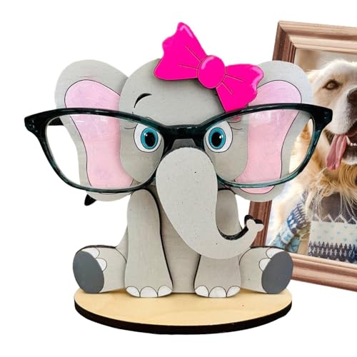 ycezw Brillenhalter für Tiere - Brillenhalter | Brillenhalter in Tierform aus Holz für Cartoon-Tiere, hergestellt aus geschnitztem Holz von ycezw