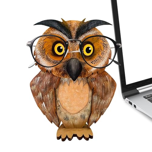 ycezw Brillenhalter für Tiere - Brillenhalter | Brillenhalter in Tierform aus Holz für Cartoon-Tiere, hergestellt aus geschnitztem Holz von ycezw
