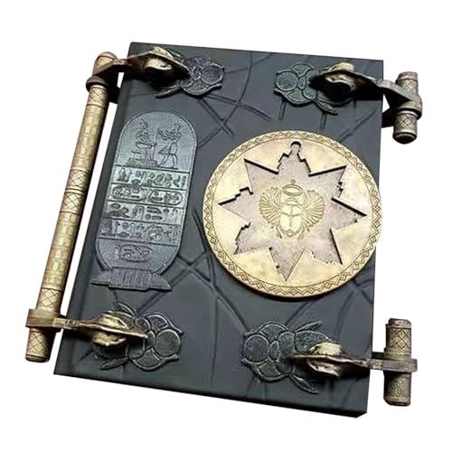 ycezw Dekoratives Mumienbuch – Altes Zauberbuch, ägyptische Rolle | Replik mit mysteriösen Symbolen für Cosplay, Sammlung, Bühne, Halloween-Dekoration ycezw Dekoratives Mumienbuch – Altes Zauberbuch, ägyptische Rolle | Replik mit mysteriösen Symbolen für Cosplay, Sammlung, Bühne, Halloween-Dekoration von ycezw