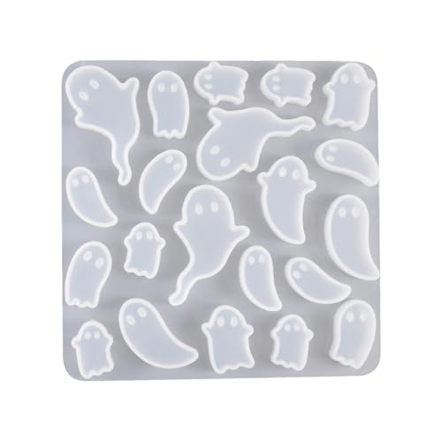 ycezw Formen für Ohrringe aus Geistharz, Form für Schlüsselanhänger – Epoxidharzform mit Schlüsselanhänger, Schmuckform aus Epoxidharz, Formen zum Schmelzen von von ycezw