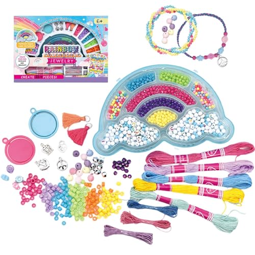 ycezw Freundschaftsarmband-Set, Set zur Herstellung von Armbändern für Kinder, lustiges Set zur Herstellung von Bastelschmuck für Kinder, Bastelset für kleine Kinder, Kit zur Herstellung von ycezw Freundschaftsarmband-Set, Set zur Herstellung von Armbändern für Kinder, lustiges Set zur Herstellung von Bastelschmuck für Kinder, Bastelset für kleine Kinder, Kit zur Herstellung von von ycezw