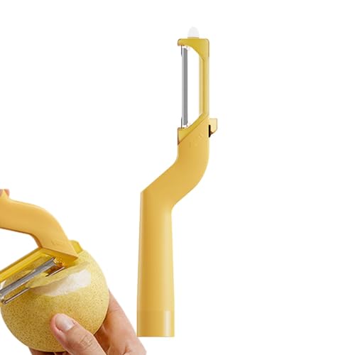 ycezw Gemüseschäler für Küche,Swivel Kartoffelschäler - Drehbarer Gemüseschäler | Edelstahlschneider Ergonomische Griffschäler mit Fleckenentferner für Gemüse, Obst von ycezw