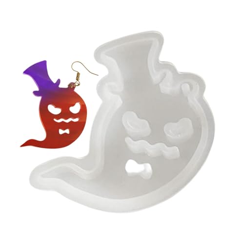 ycezw Halloween Harz Ohrring Formen, Halloween Ohrring Form,Kürbis Fledermaus Geist baumeln Formen | Halloween Silikonformen Ohrring Epoxidharz Schmuck Form Halloween Anhänger Schlüsselanhänger ycezw Halloween Harz Ohrring Formen, Halloween Ohrring Form,Kürbis Fledermaus Geist baumeln Formen | Halloween Silikonformen Ohrring Epoxidharz Schmuck Form Halloween Anhänger Schlüsselanhänger von ycezw
